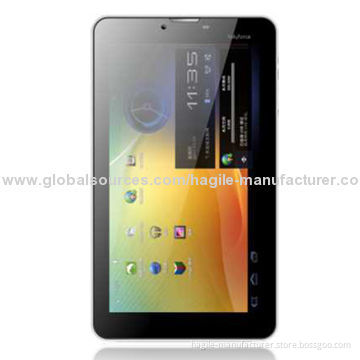 7-inch MTK8312 Dual-core Android 3G Tablet PC with FM/GPS/Bluetooth, 512RAMB, 4GB ROMNew